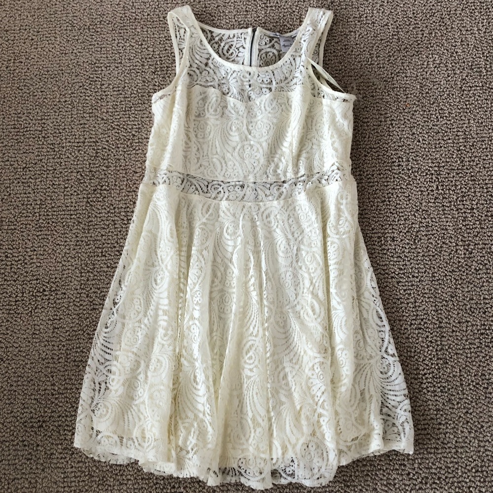 American Rag Creme Lace Dress